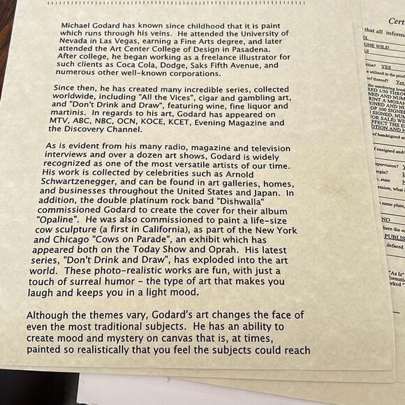 Michael Godard Strawberries Gone Wild - Picture 5 of 7